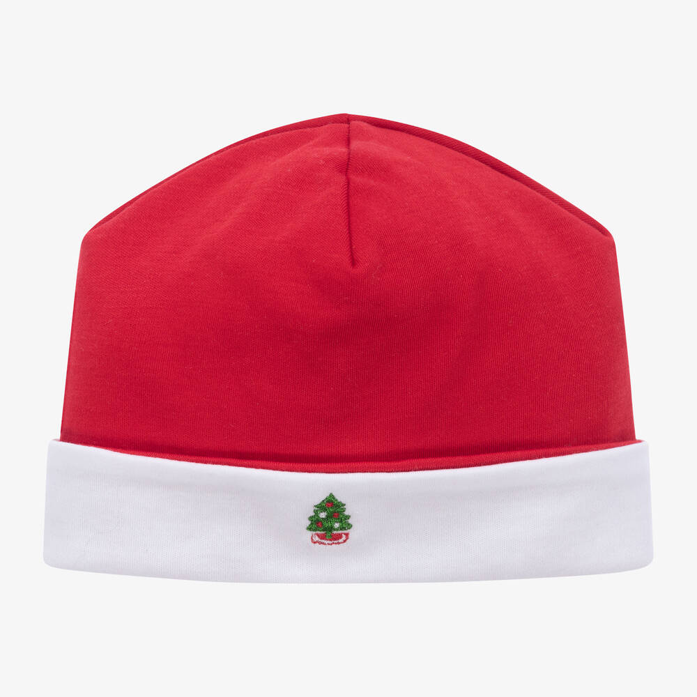 Kissy Kissy - Red Pima Classic Treasures Holiday Hat | Childrensalon