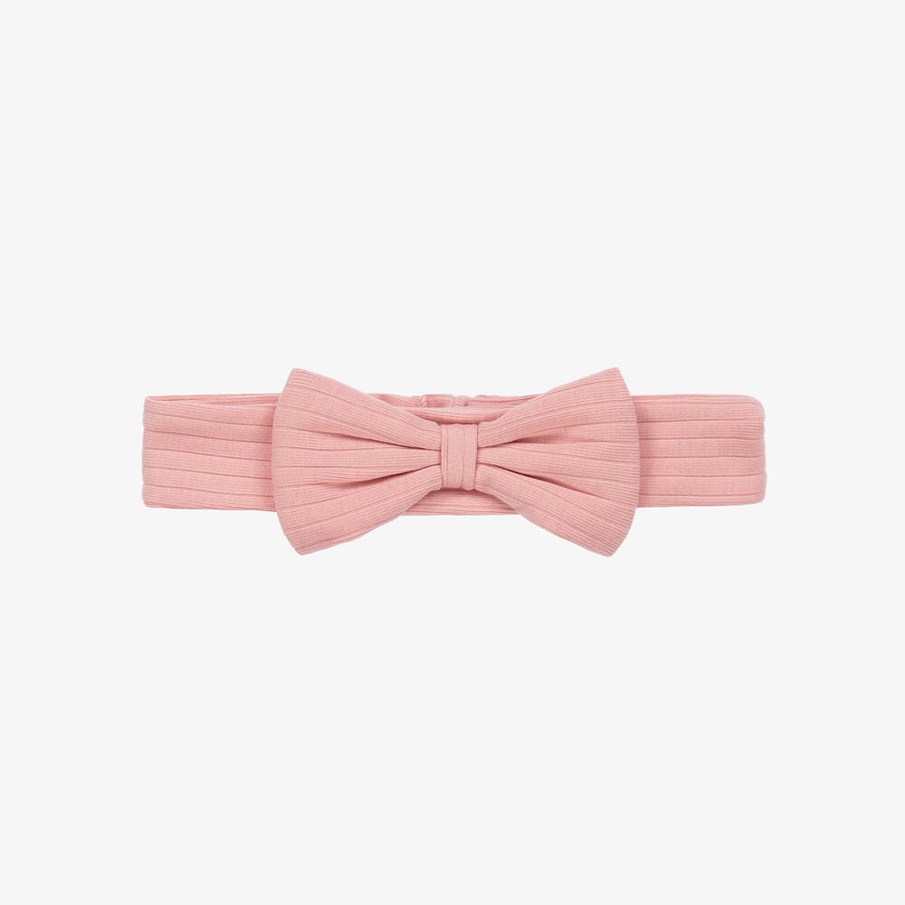 Shop Kissy Love Girls Pink Pima Cotton Abloom Headband