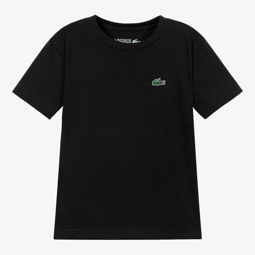 Lacoste - Black Ultra Dry T-Shirt | Childrensalon
