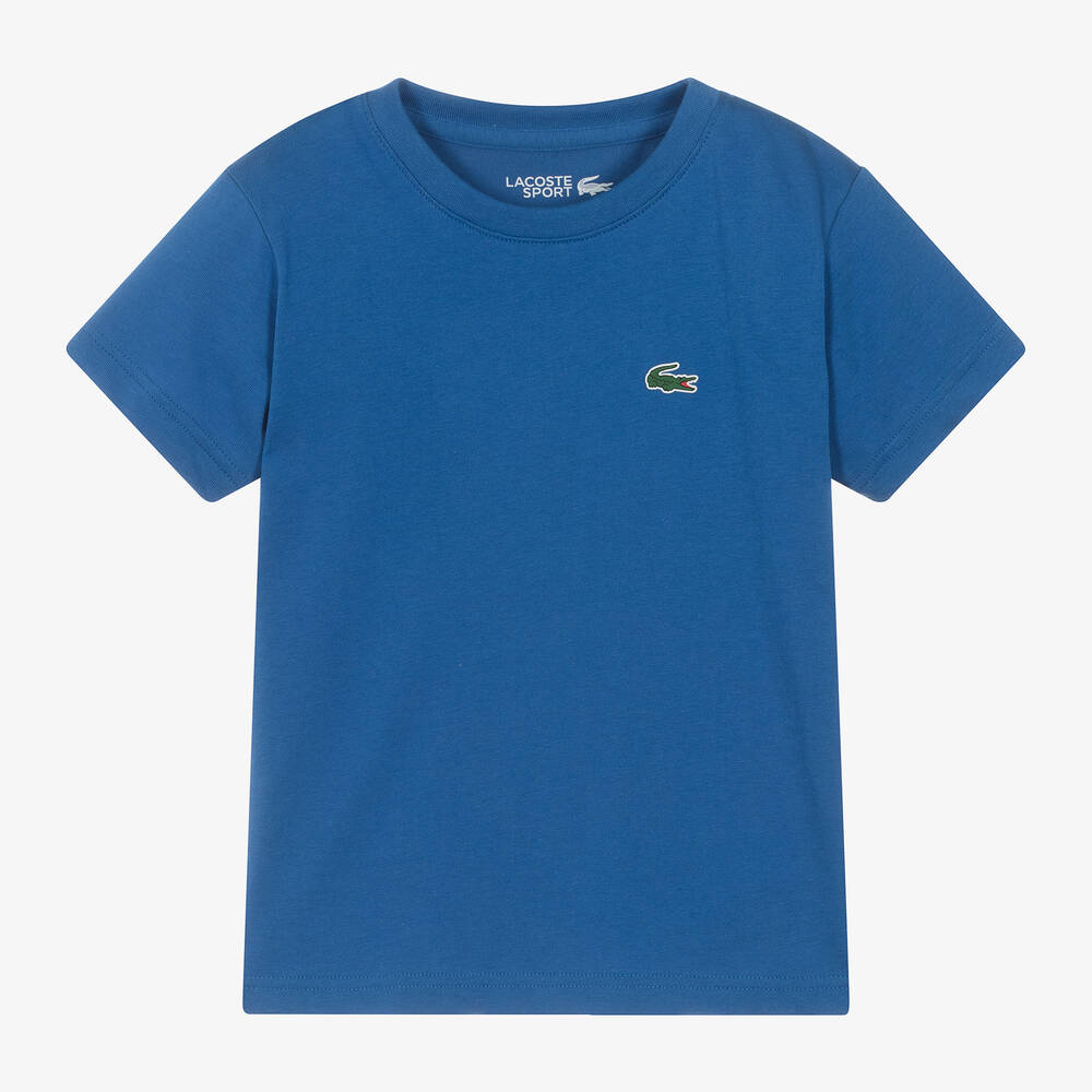 Lacoste - Blue Ultra Dry T-Shirt | Childrensalon