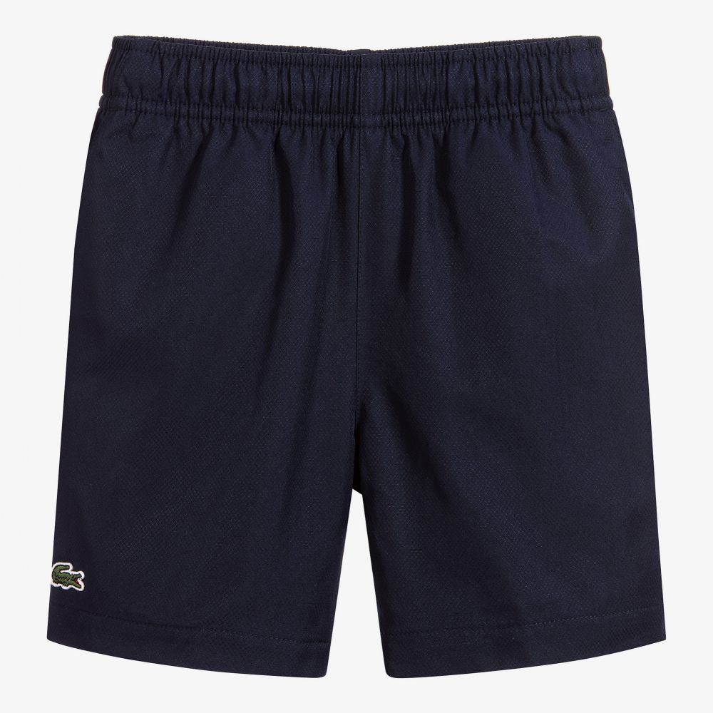 Lacoste Sport - Boys Navy Blue Sports Shorts | Childrensalon