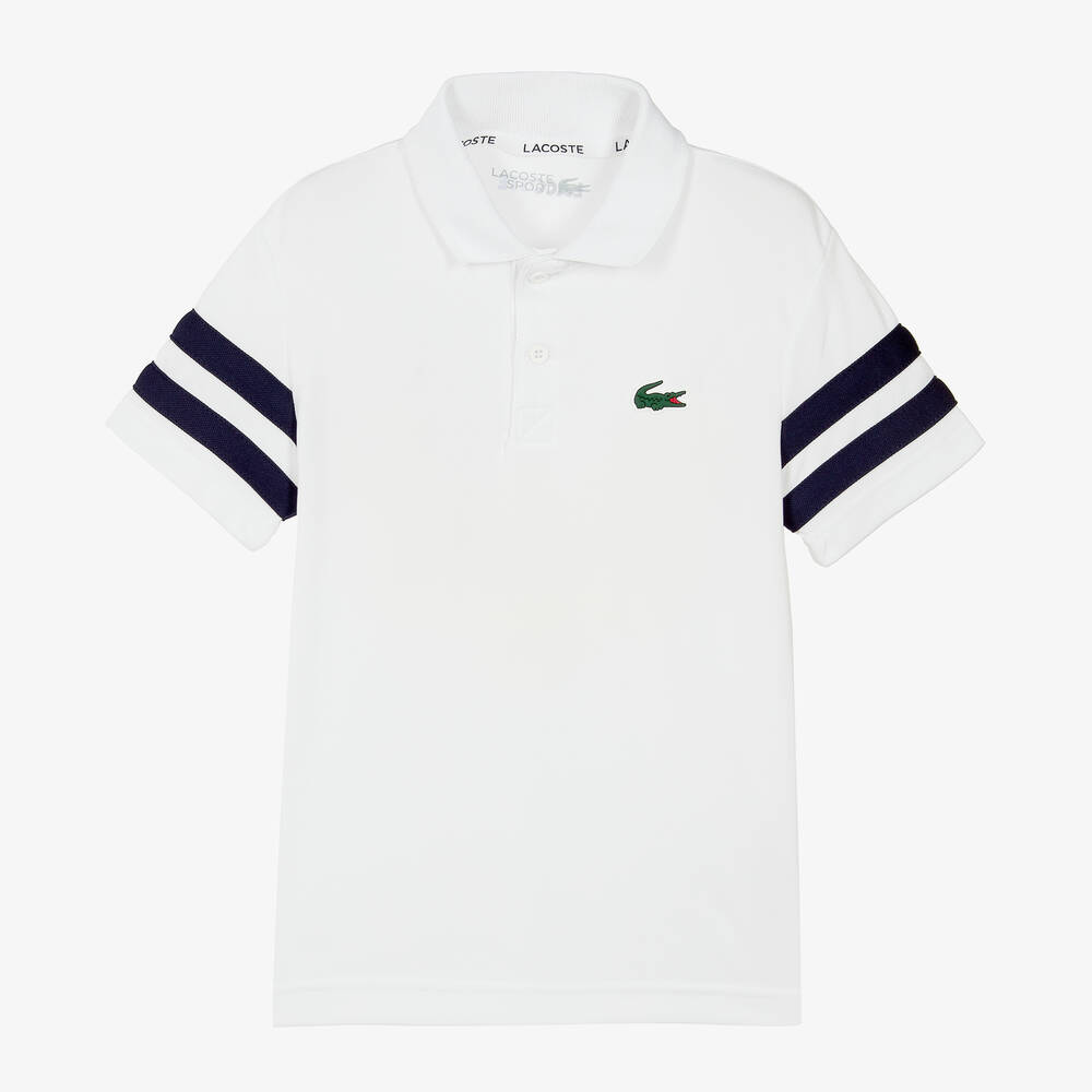 Lacoste Babies' Boys White Ultra Dry Polo Shirt (upf30)