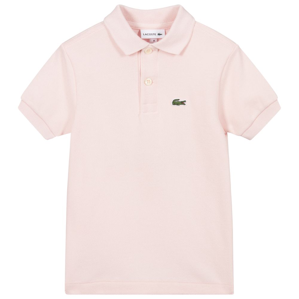 pink polo lacoste