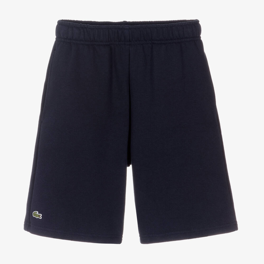 Lacoste Teen Blue Cotton Jersey Shorts