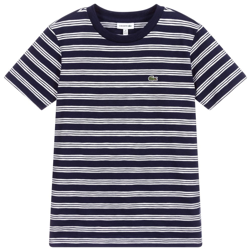Lacoste - Blue Striped | Childrensalon