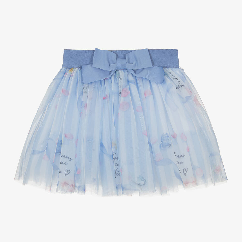 Lapin House - Girls Blue Tulle Skirt | Childrensalon