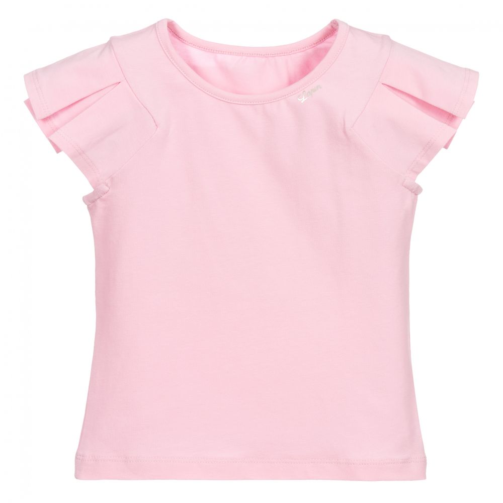 Lapin House - Girls Pink Cotton T-Shirt | Childrensalon