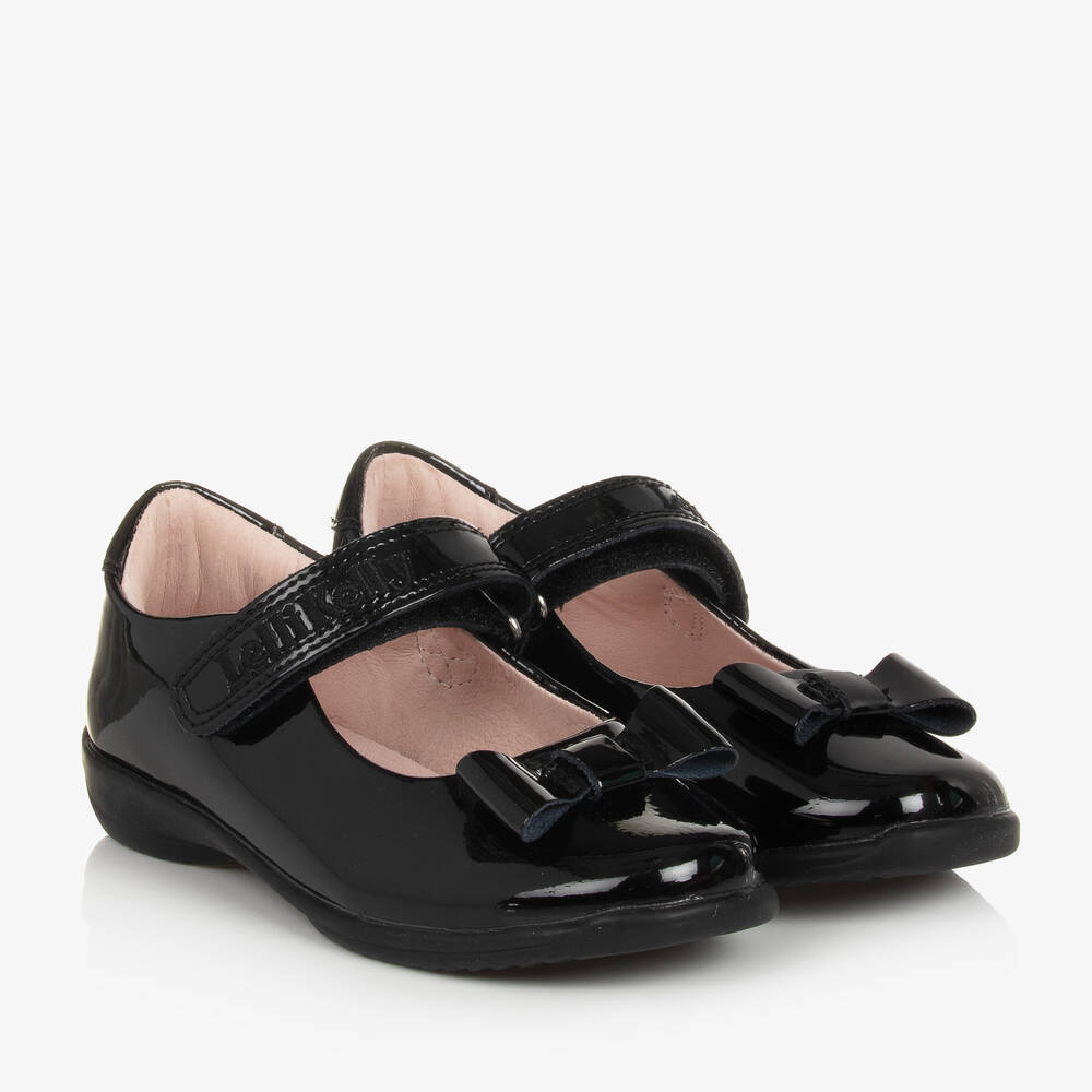 Lelli Kelly - Girls Black Patent Leather Bar Shoes | Childrensalon