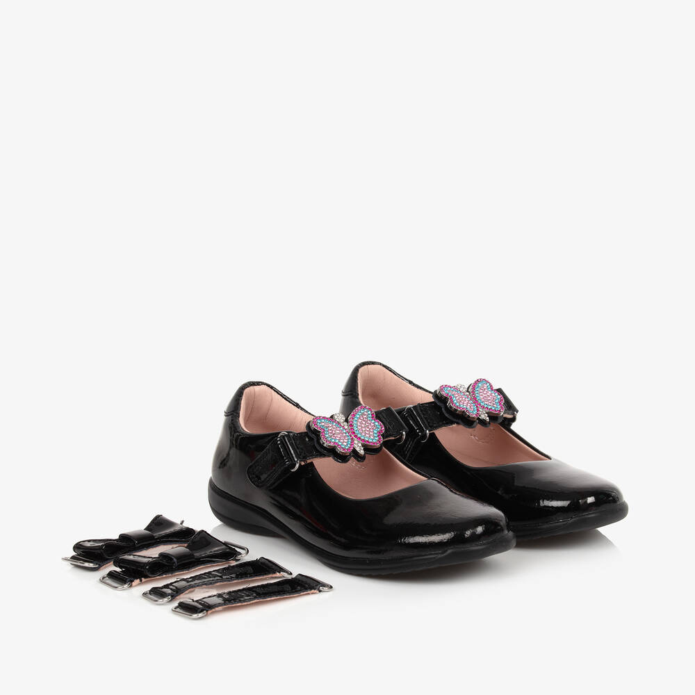 Lelli Kelly - Girls Black Patent Leather Bar Shoes | Childrensalon