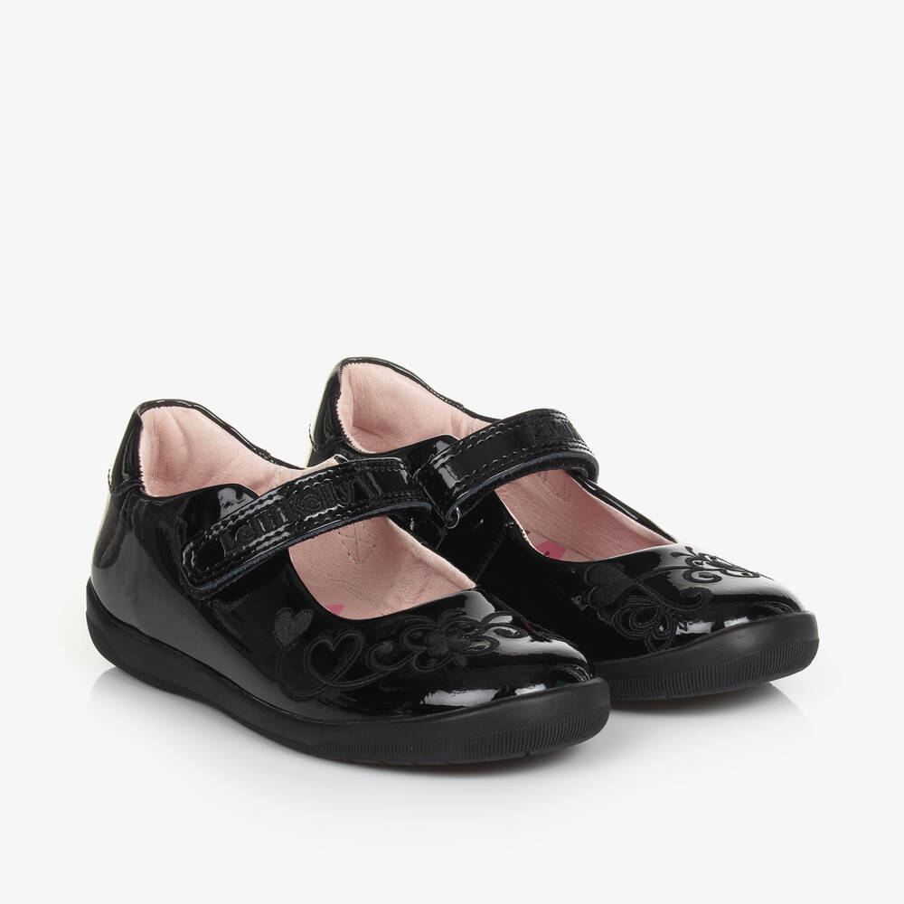 Lelli Kelly - Girls Black Patent Leather Bar Shoes | Childrensalon