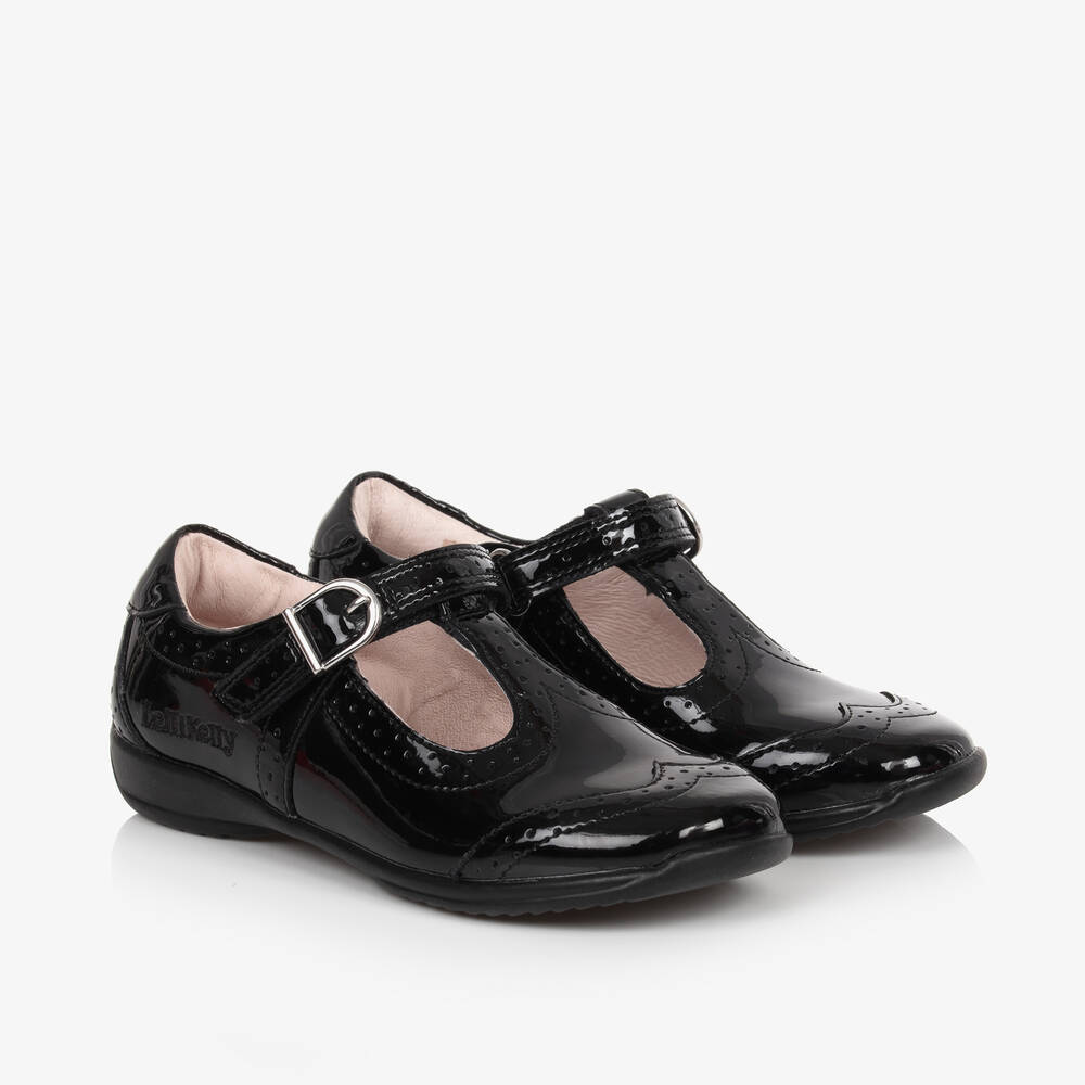 Lelli Kelly - Girls Black Patent Leather Bar Shoes | Childrensalon