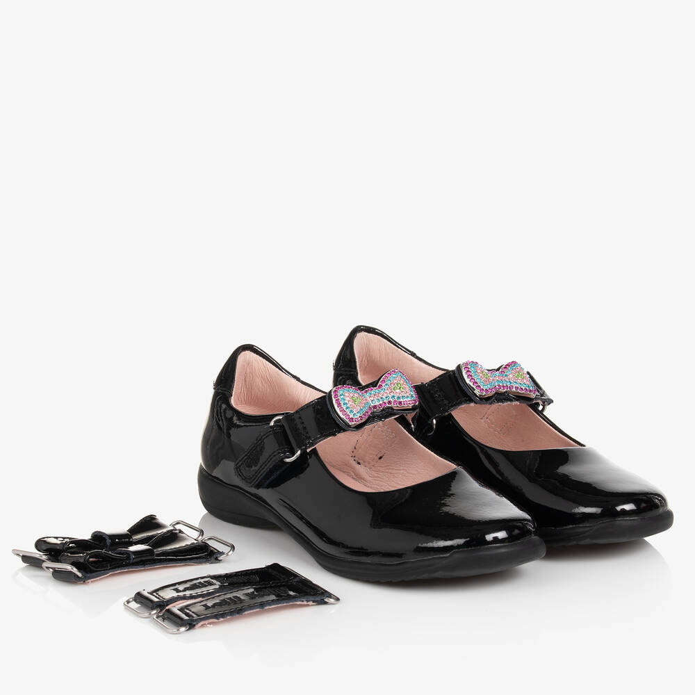 Lelli Kelly - Chaussures noires en cuir verni | Childrensalon