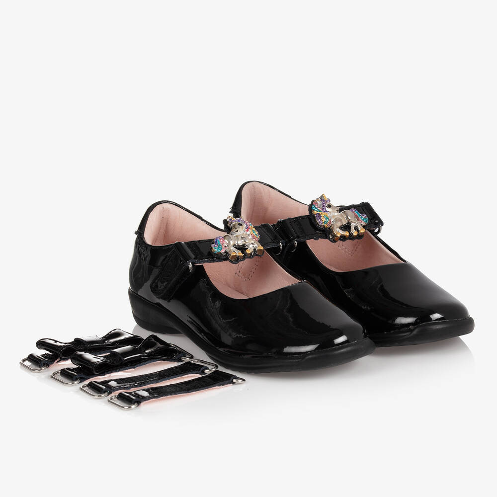 Lelli Kelly - Chaussures noires en cuir verni | Childrensalon
