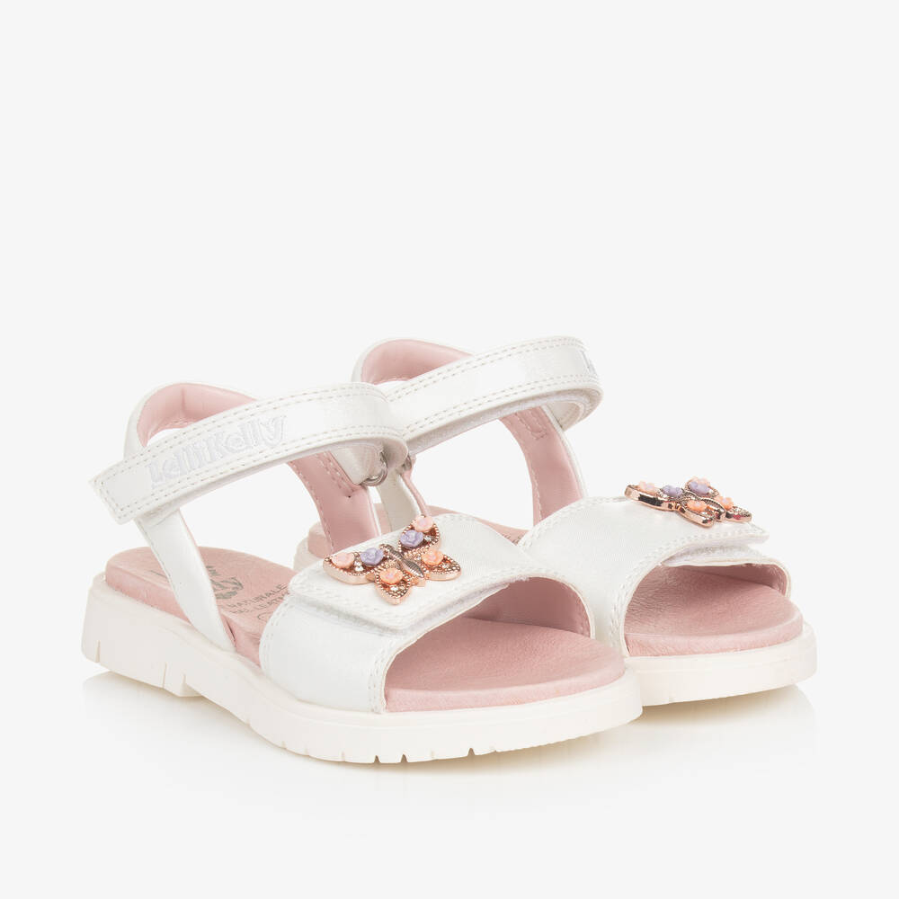Lelli Kelly Kids' Girls White Butterfly Sandals