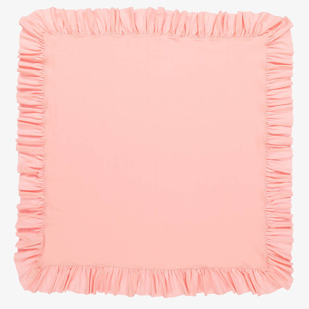 Lemon Loves Layette - Розовое хлопковое одеяло для малышек (90см) | Childrensalon