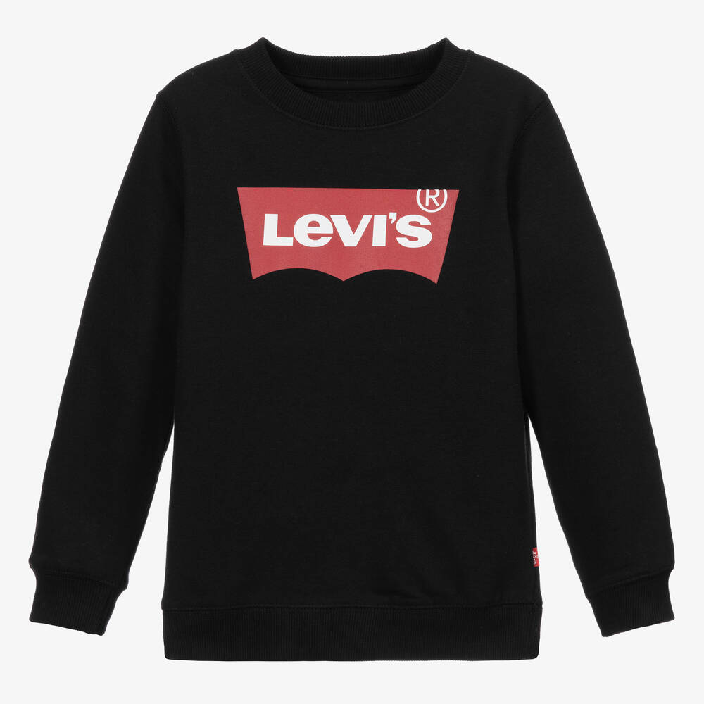 Levi's - Sweat-shirt noir à logo | Childrensalon