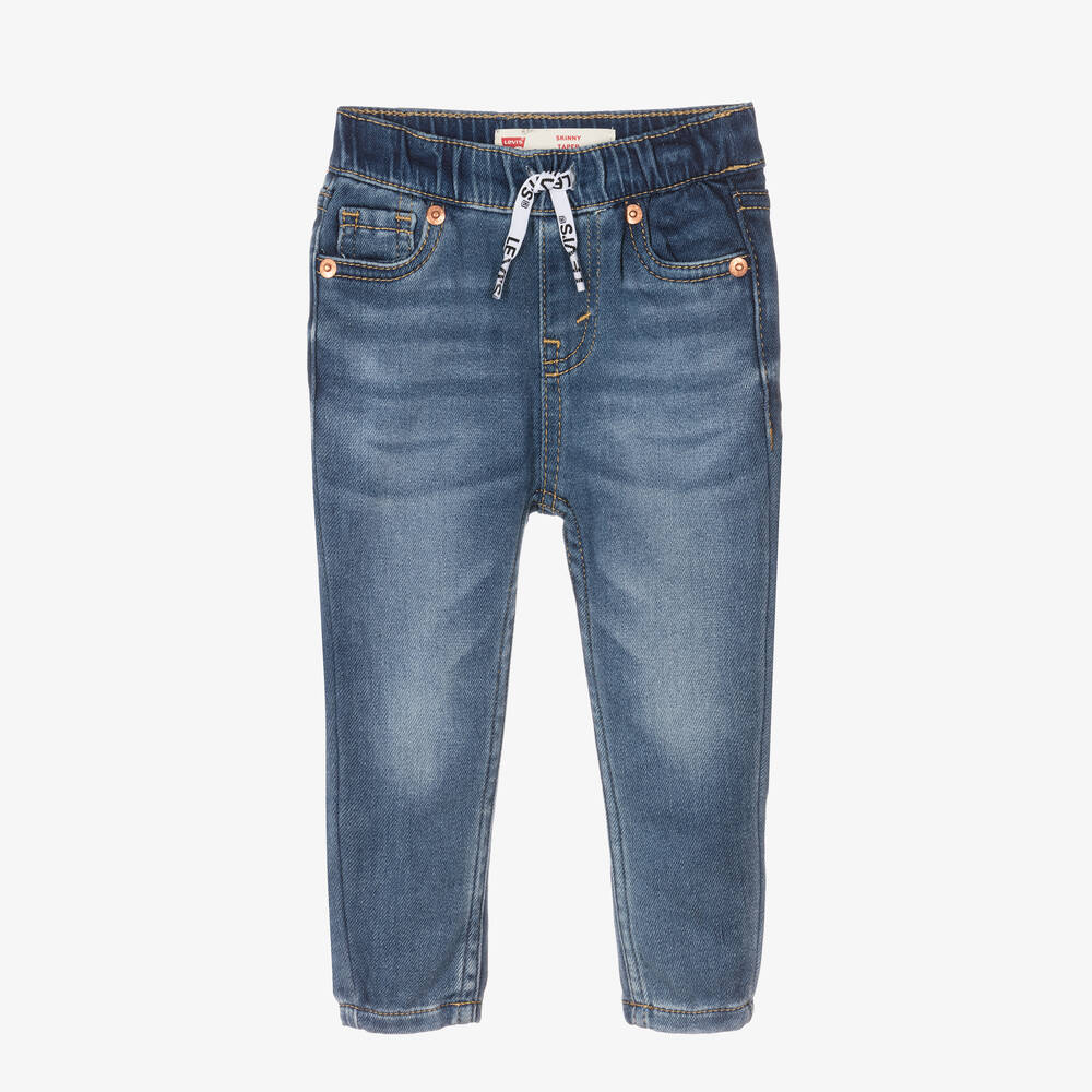 Levi's - Blue Skinny Pull-On Baby Jeans | Childrensalon