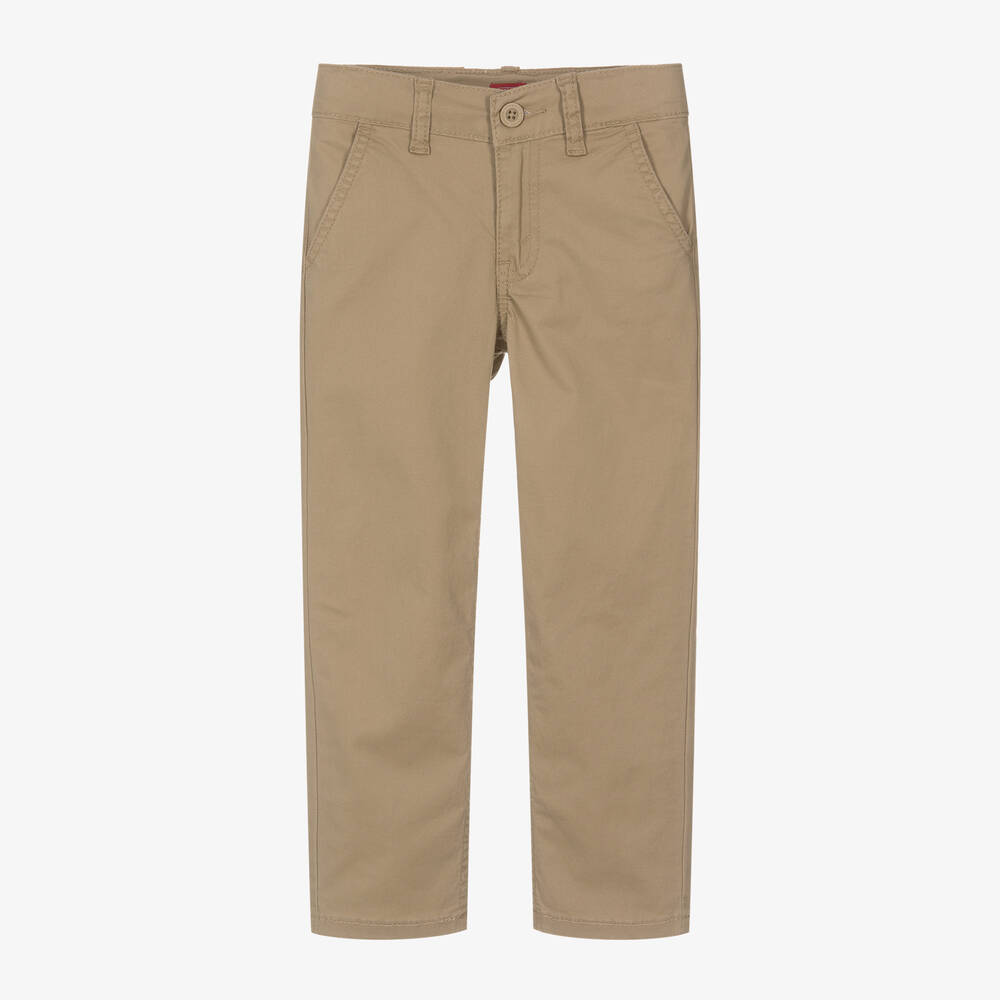 Levi's - Бежевые хлопковые брюки-чинос для мальчиков | Childrensalon