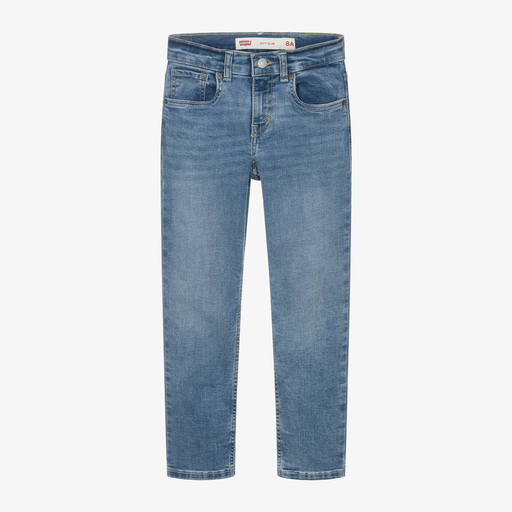 Levi's - Boys Blue 511 Slim Fit Denim Jeans | Childrensalon