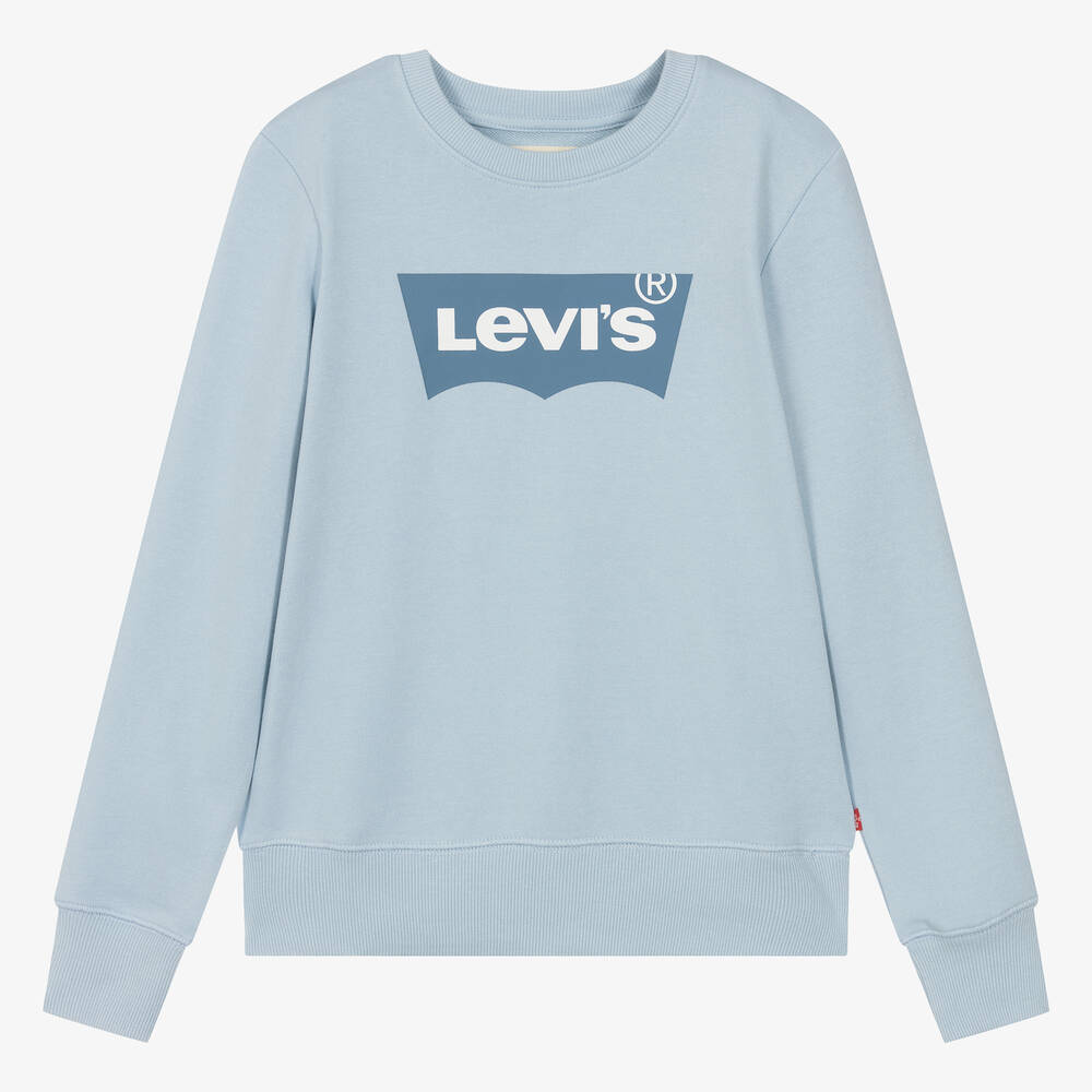 Levi's Kids' Boys Blue Batwing Sweatshirt