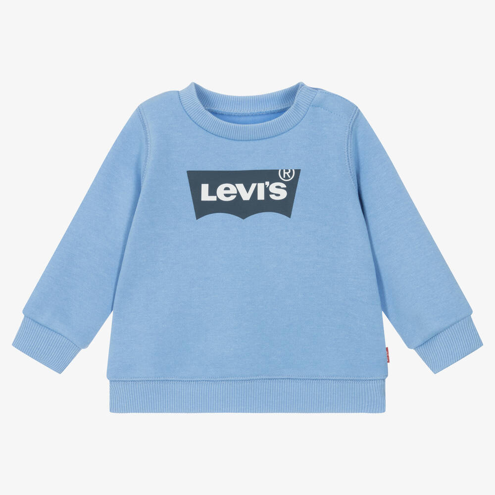 Levi's Babies'  Boys Blue Cotton Sweatshirt
