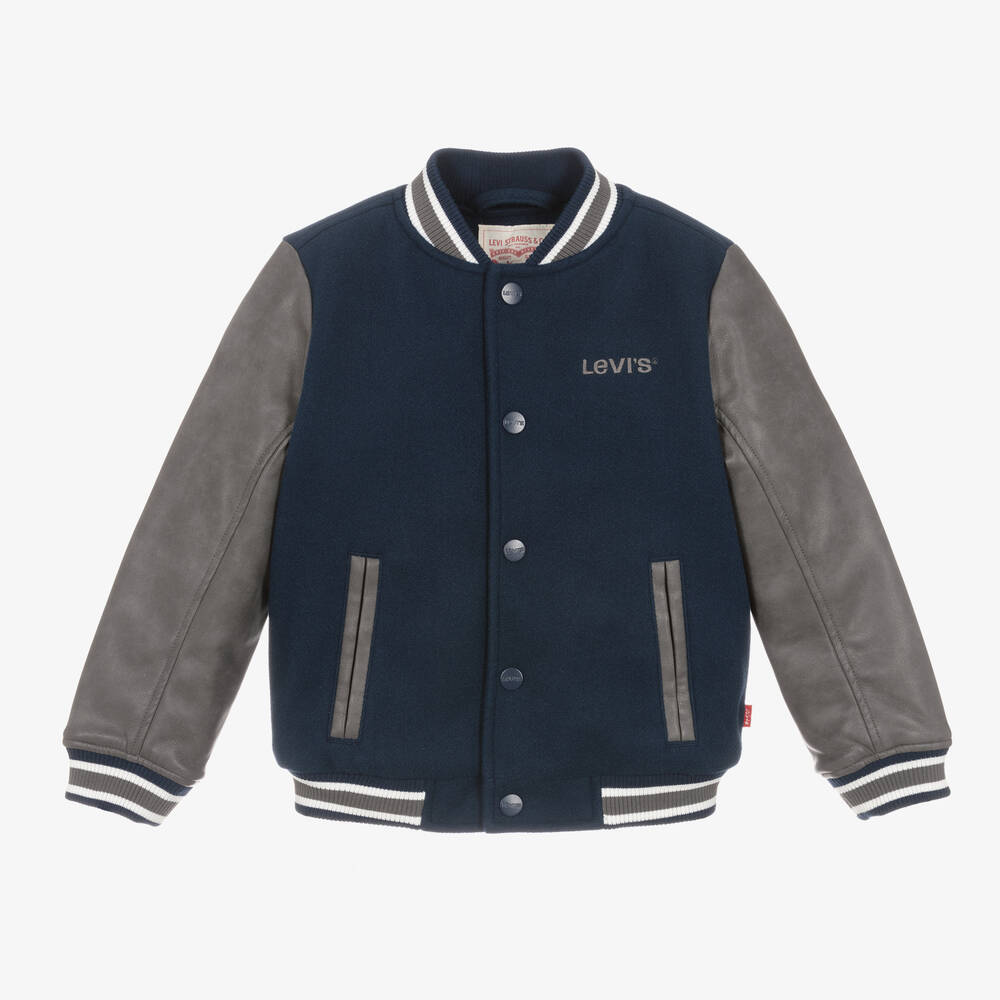 Levi's - Boys Blue Varsity Jacket | Childrensalon