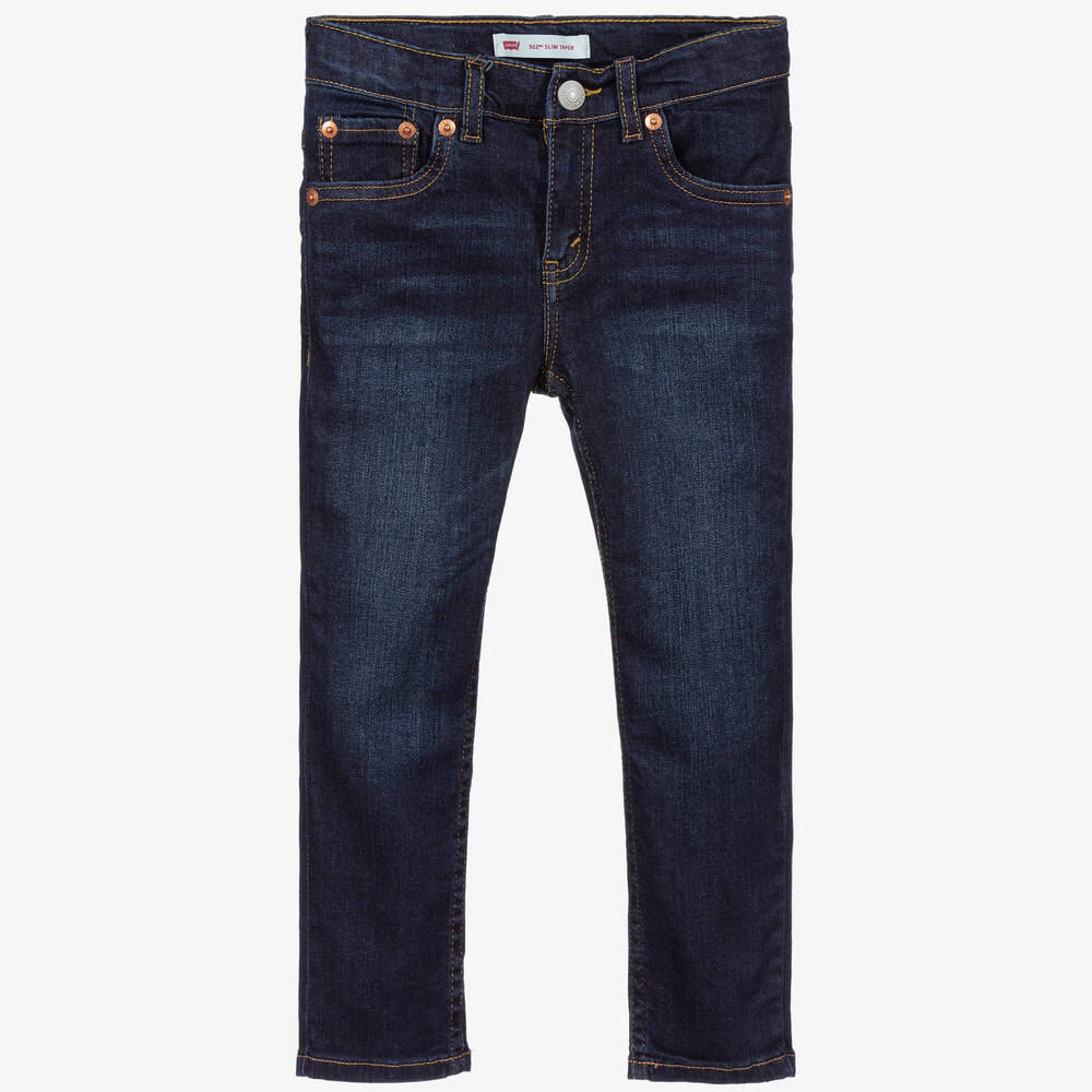 Levi's - Синие зауженные джинсы 512 для мальчиков | Childrensalon
