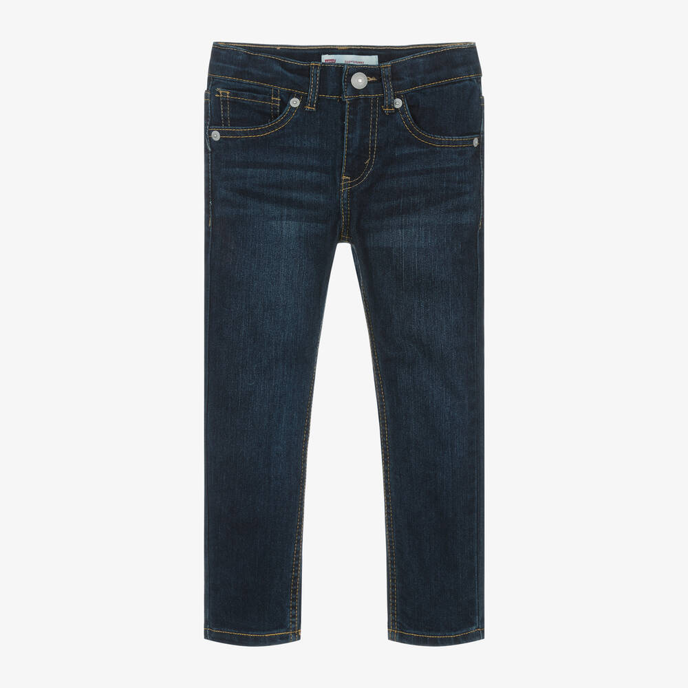 Levi's - Boys Dark Blue Denim 510 Skinny Jeans | Childrensalon
