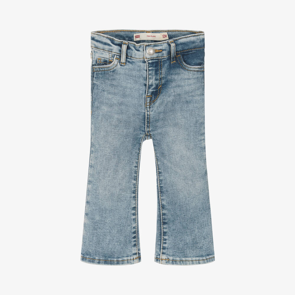 Levi's - Girls Blue 726 Flare Jeans | Childrensalon