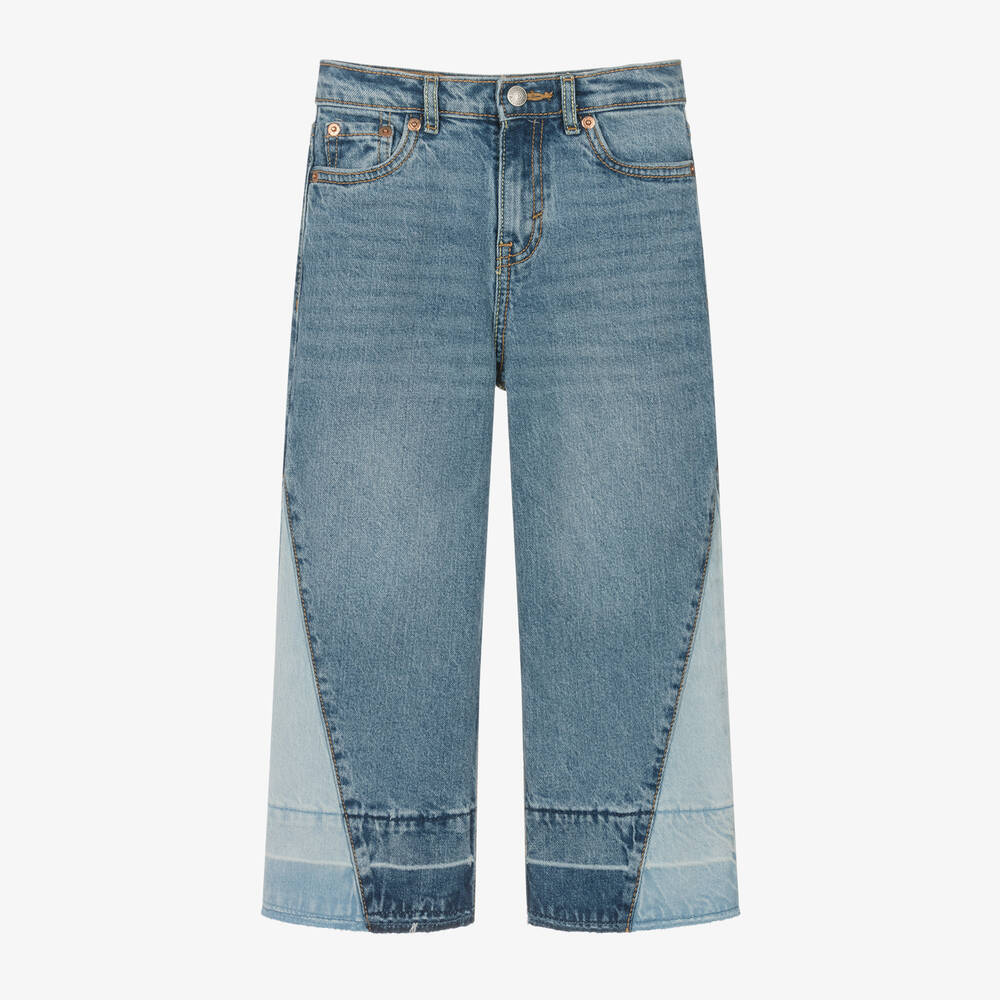 Levi's - Girls Blue High-Rise Baggy Jeans | Childrensalon