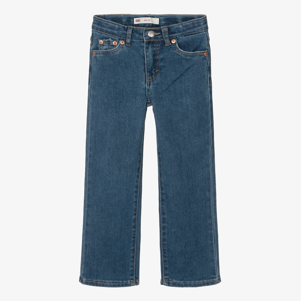 Levi's - Blaue Jeans mit weitem Bein | Childrensalon