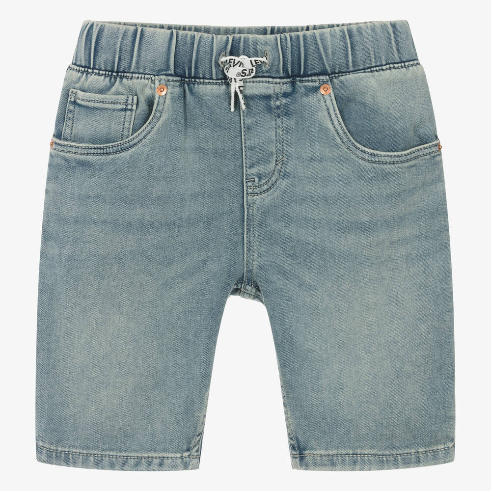 Levi's - Teen Boys Blue Denim Skinny Fit Shorts | Childrensalon