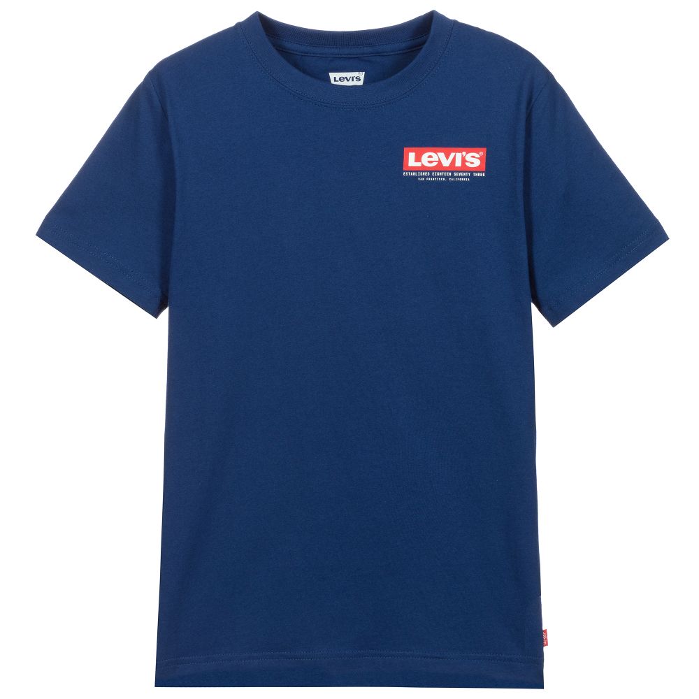 Levi's Teen Boys Blue Logo T-shirt