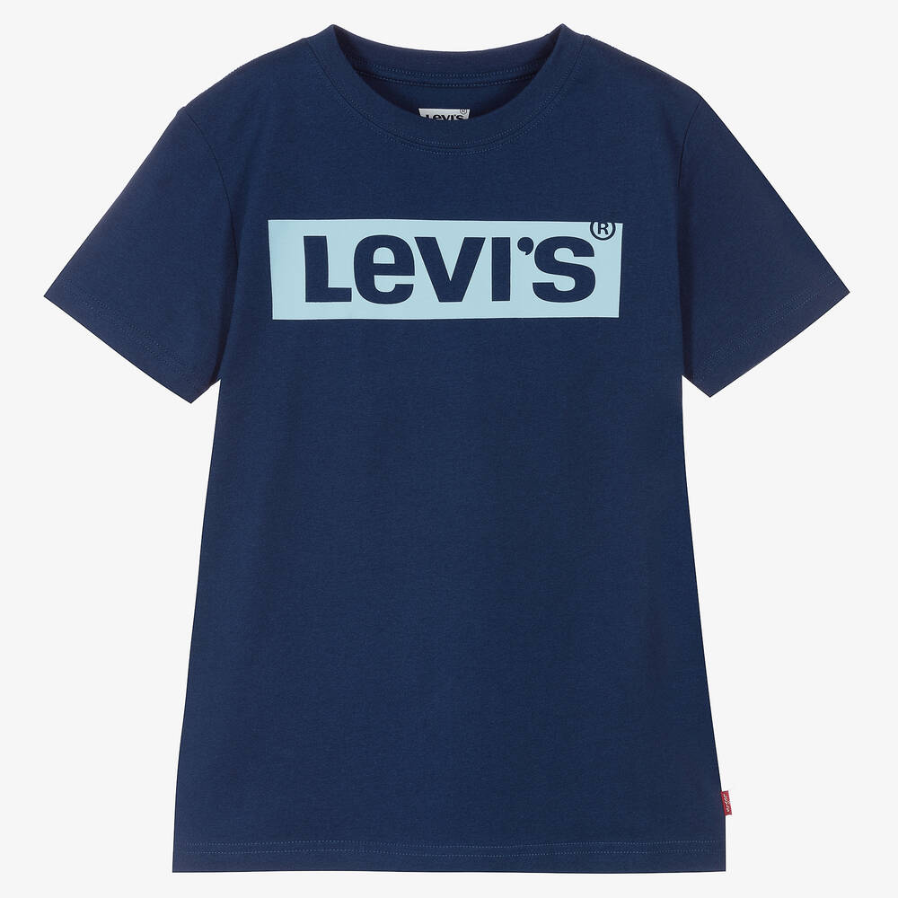 Levi's - T-shirt bleu ado garçon | Childrensalon