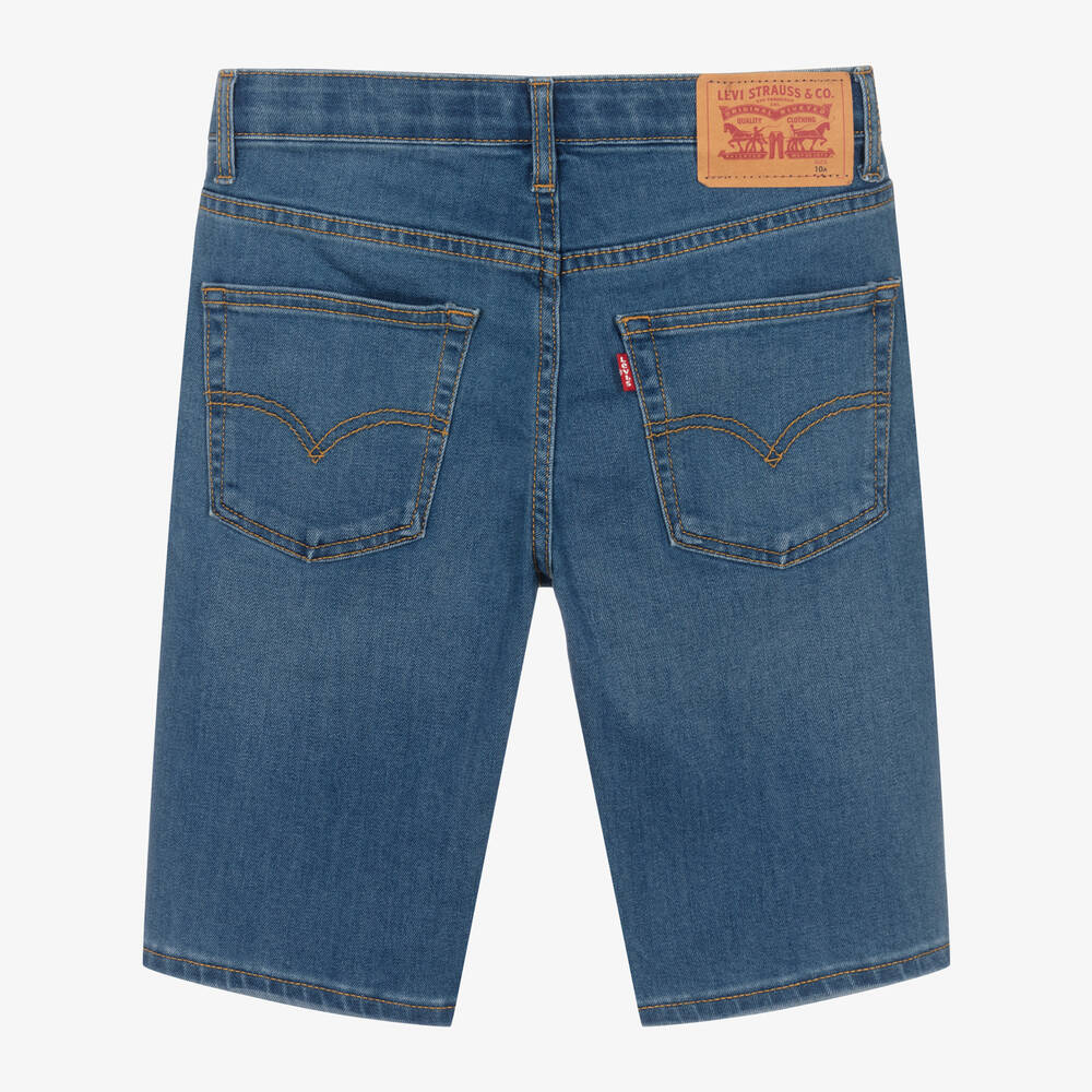 Levi's - Teen Boys Blue Slim Fit Denim Shorts | Childrensalon