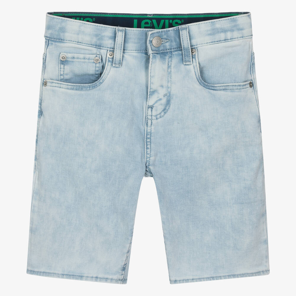 Levi's - Teen Boys Light Blue Slim Fit Denim Shorts | Childrensalon