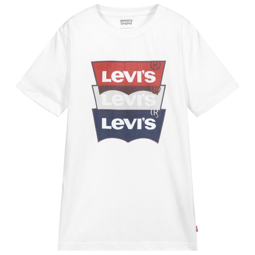Levi's Teen Boys White Logo T-shirt