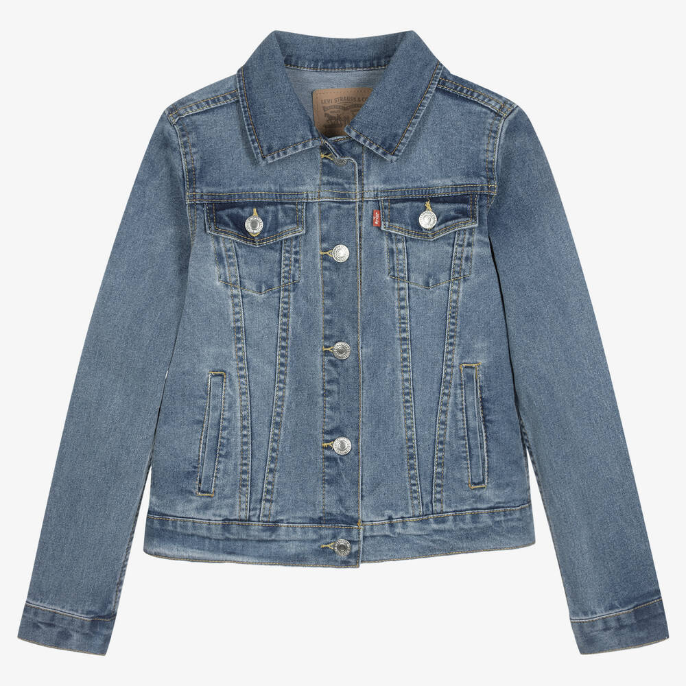 Levi's - Blaue Teen Jeansjacke für Mädchen | Childrensalon
