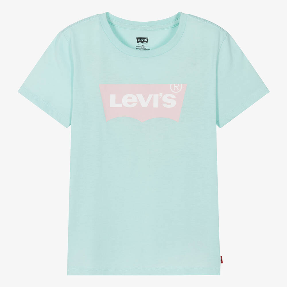 Levi's - Teen Girls Green Batwing T-Shirt | Childrensalon