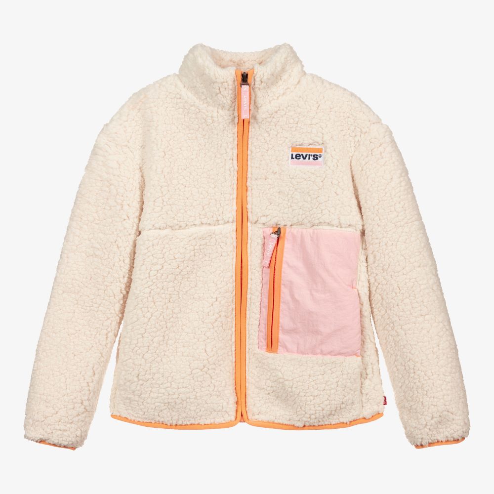 Levi's - Teen Ivory Fleece Jacket | Childrensalon