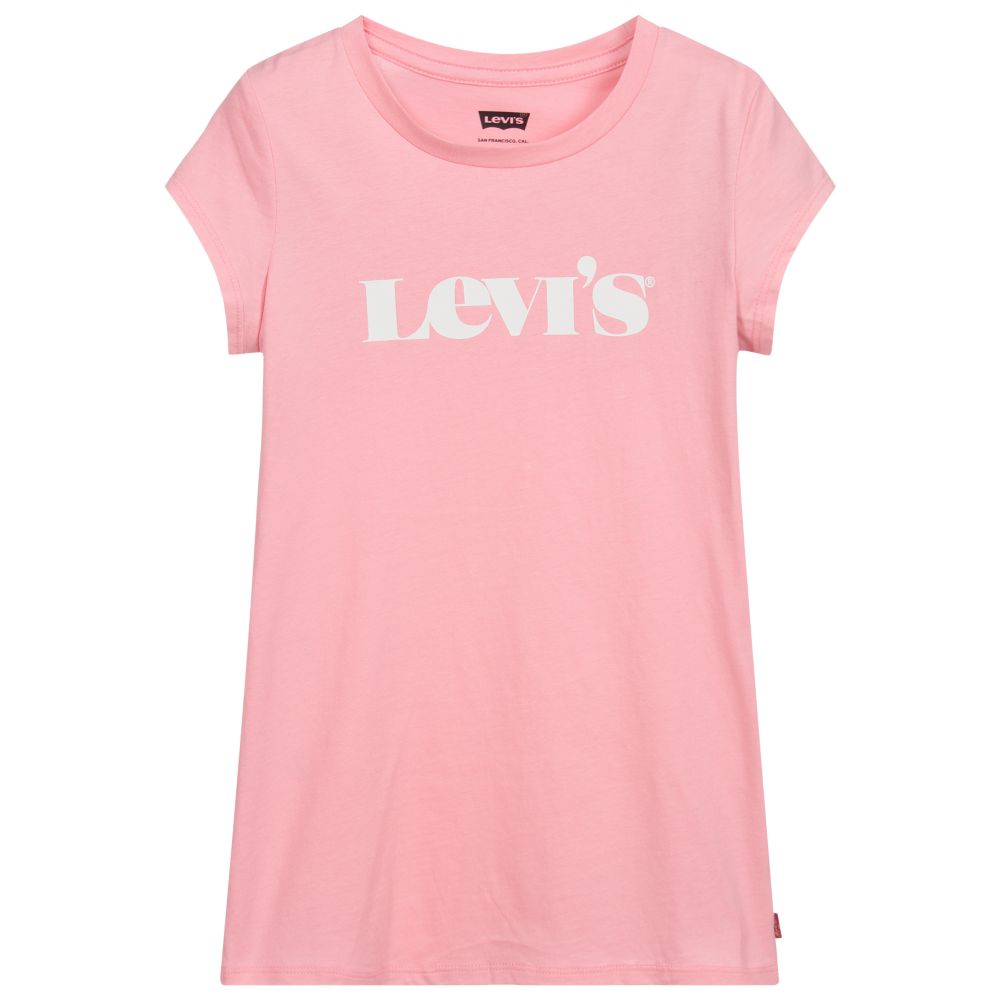 Levi's Girls Teen Pink Logo T-shirt