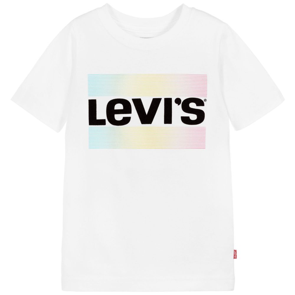 Levi's Boys Teen White Logo T-shirt