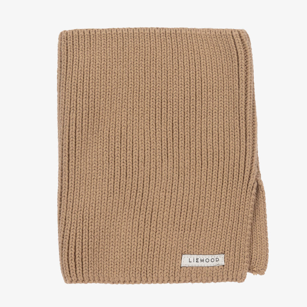 Liewood - Beige Organic Cotton Neck Warmer | Childrensalon