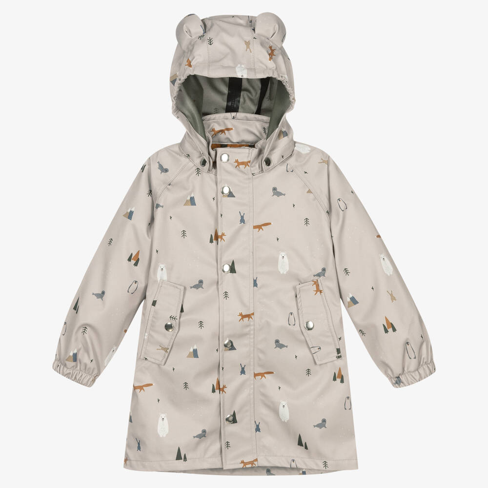 Liewood Babies' Beige Waterproof Raincoat