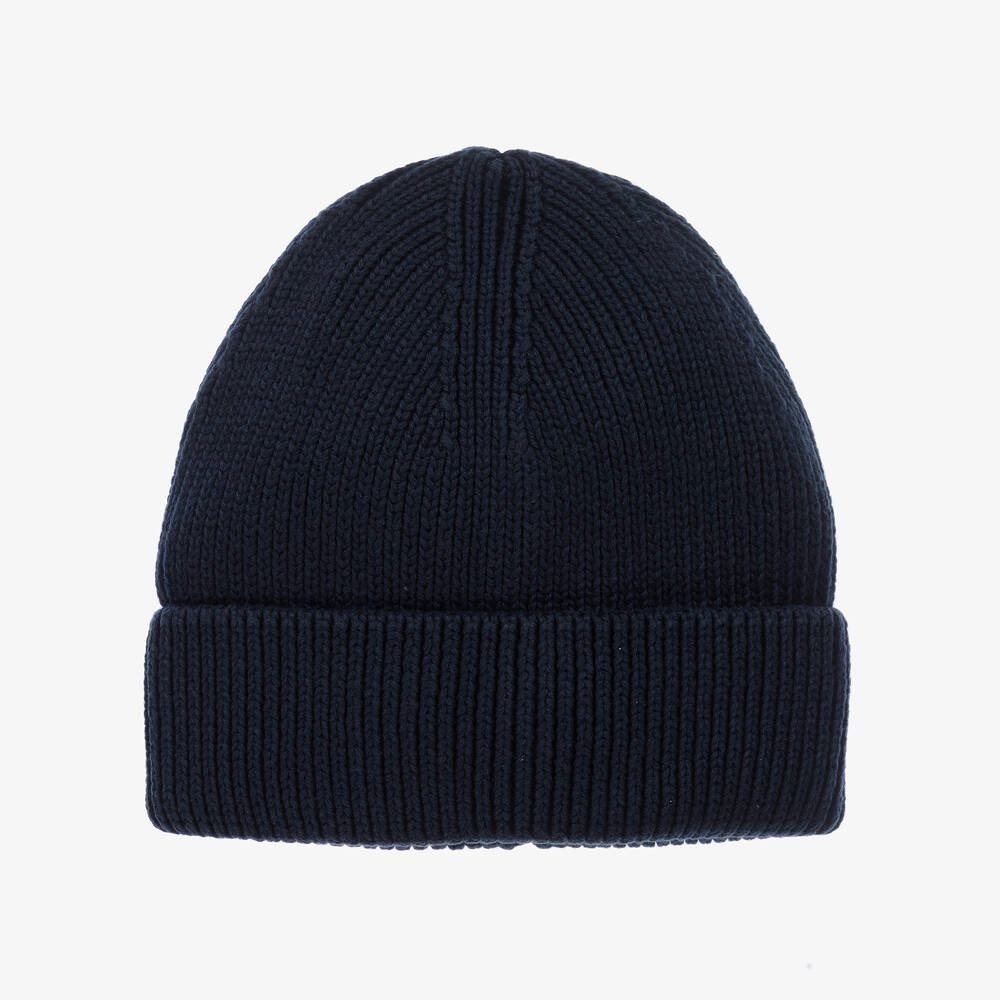 Liewood - Blue Cotton Knitted Hat | Childrensalon