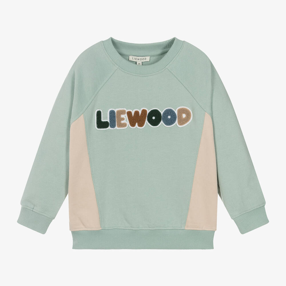 Liewood - Blue Organic Cotton Jersey Sweatshirt | Childrensalon
