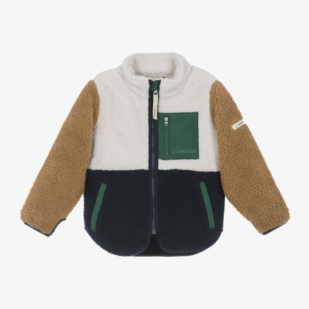 Liewood - Boys Blue Fleece Jacket | Childrensalon