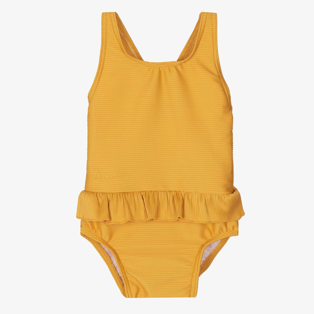 Liewood Kids' Girls Yellow Swimsuit