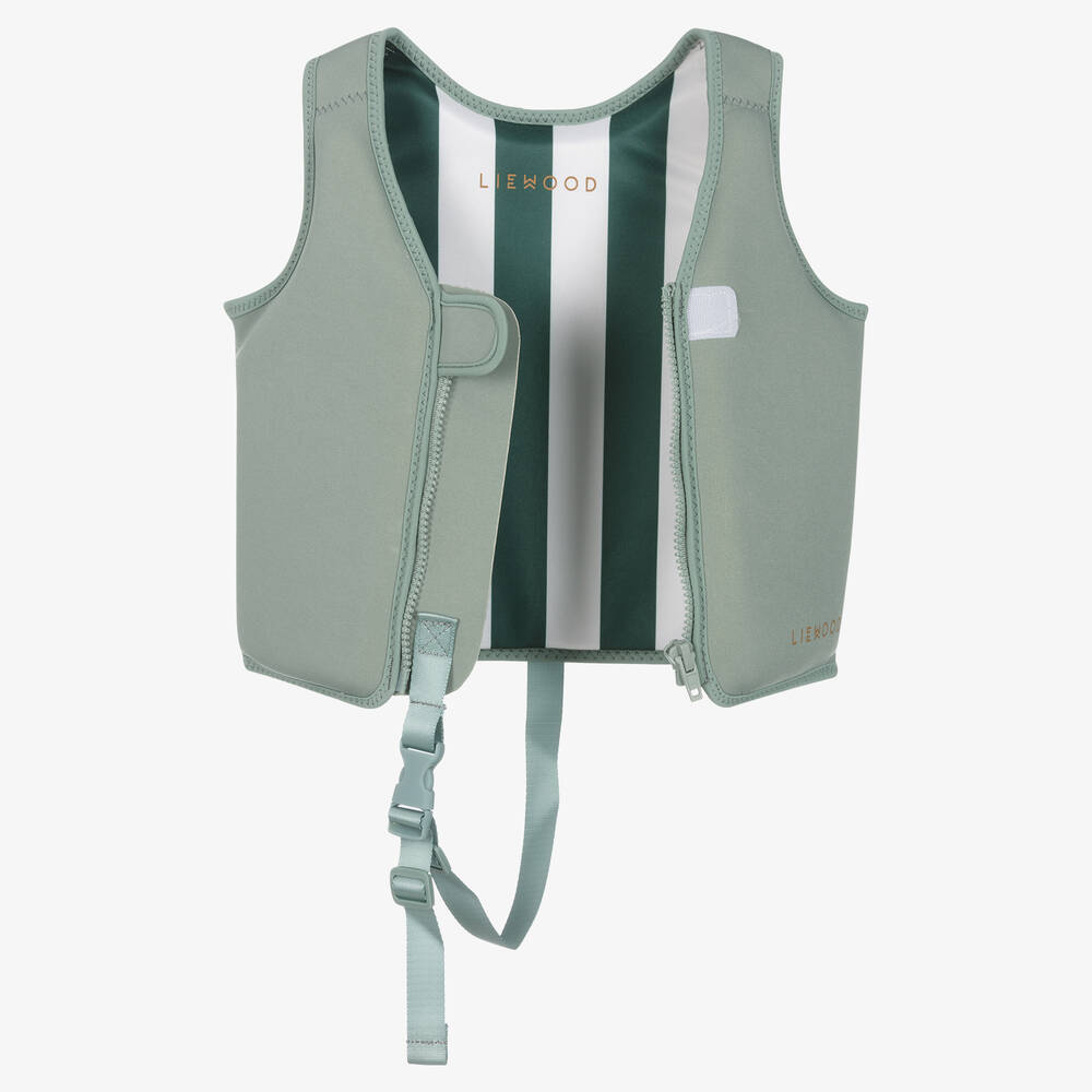 Liewood - Green Swimming Float Vest | Childrensalon