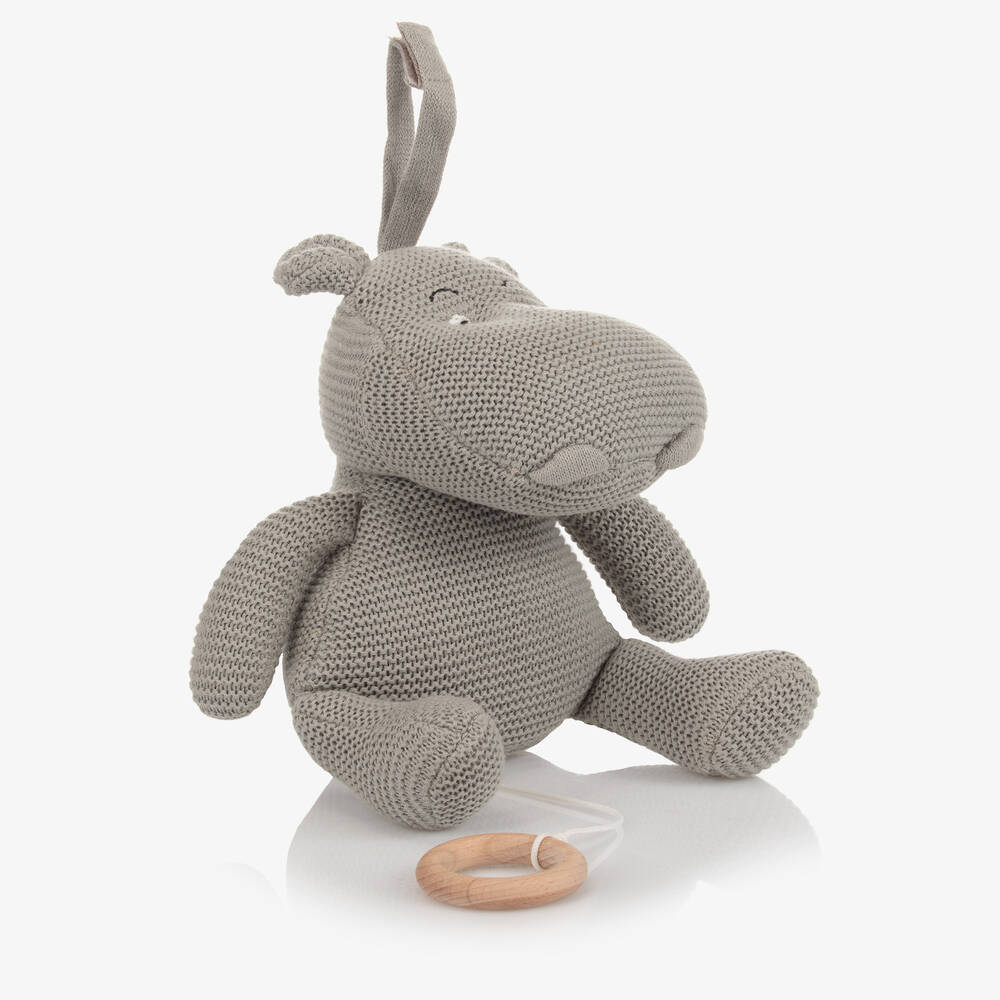 Liewood - Hippo Musical Pull Toy (15cm) | Childrensalon